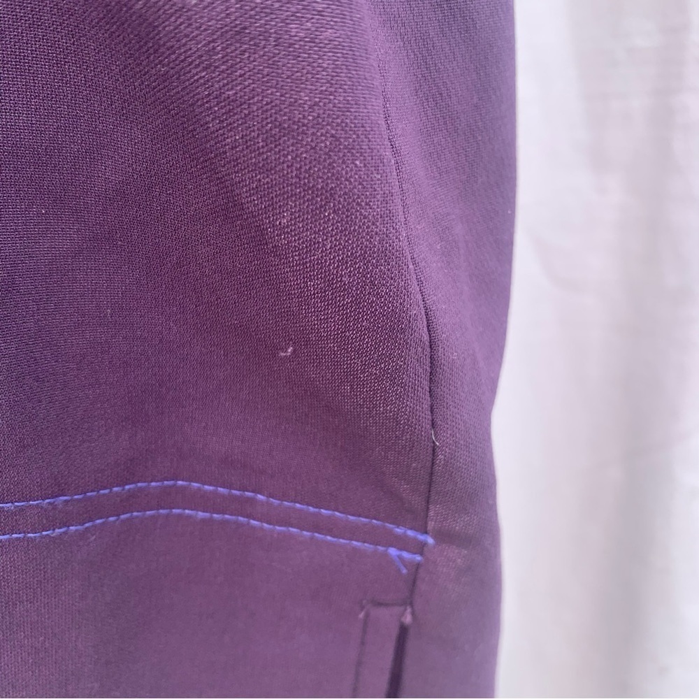 Columbia Purple & Blue Fleece-Lined Hiking Hooded Vest Y2K Outdoor Granola Girl - Picture 9 of 9